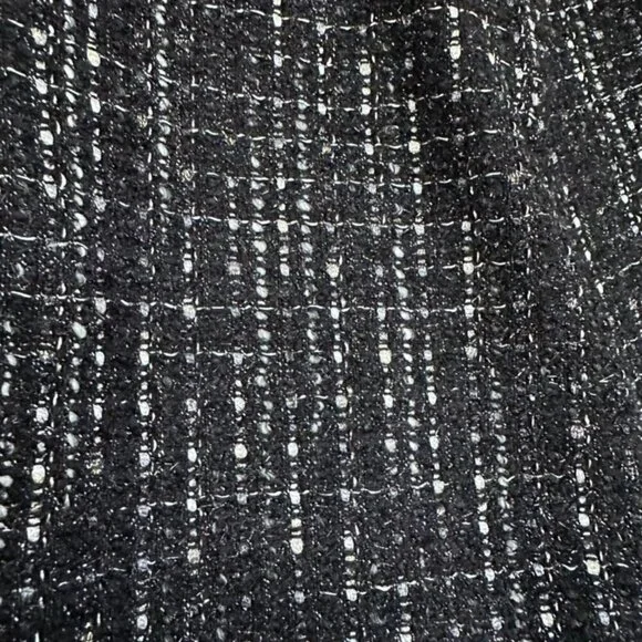 NWT | The Kooples | Black High Waist Shorts with Silver Metallic Thread - Picture 9 of 12